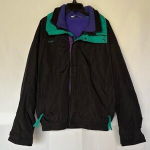 Vintage 90s Columbia 3-in-1 Interchange Jacket XL Colorblock